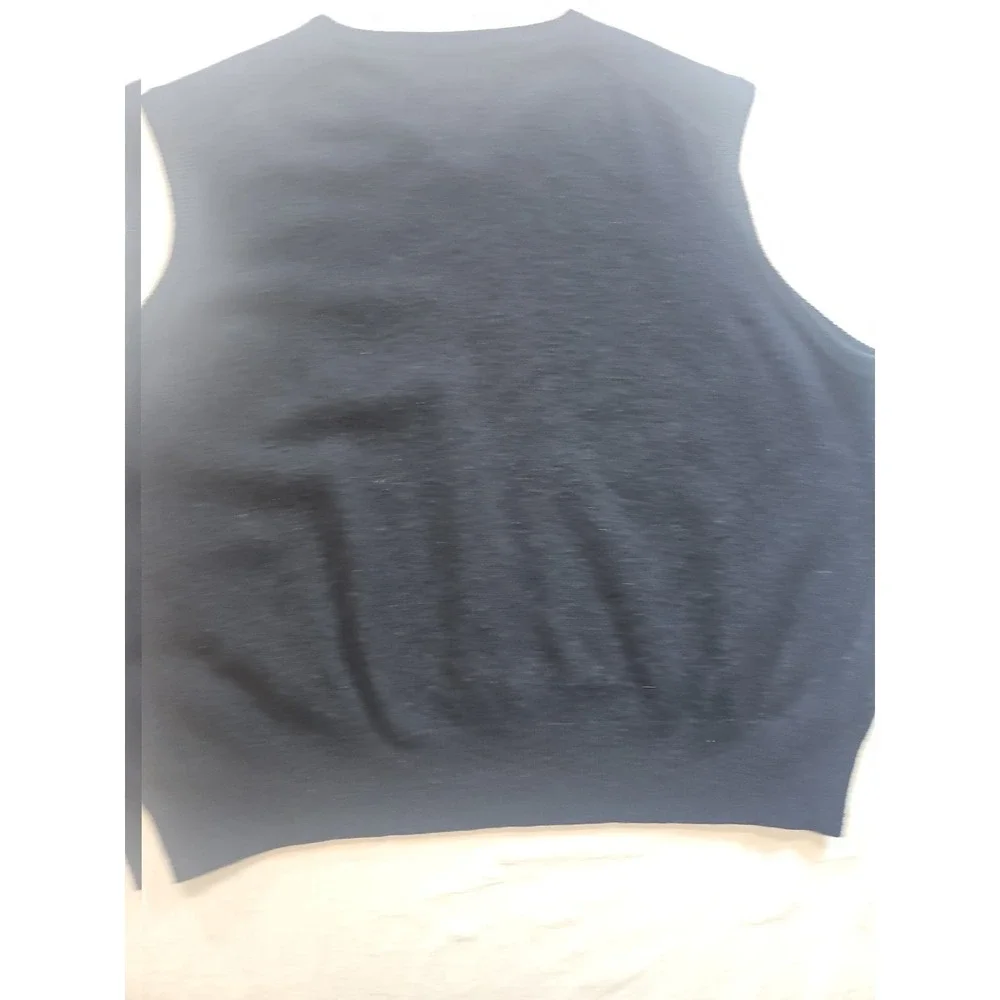 Polo Ralph Lauren Vest Mens XXL Blue Red Pony 100% Lambswool Sweater Vest